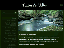 Tablet Screenshot of naturesvilla.com